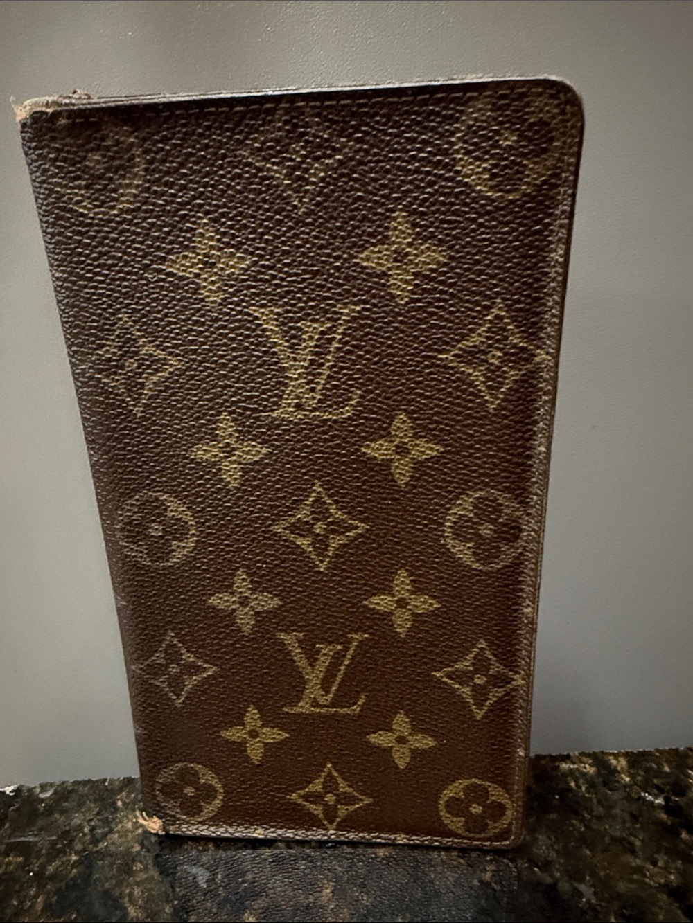 Louis Vuitton REHAB Monogram Long Wallet Brown and Gold
